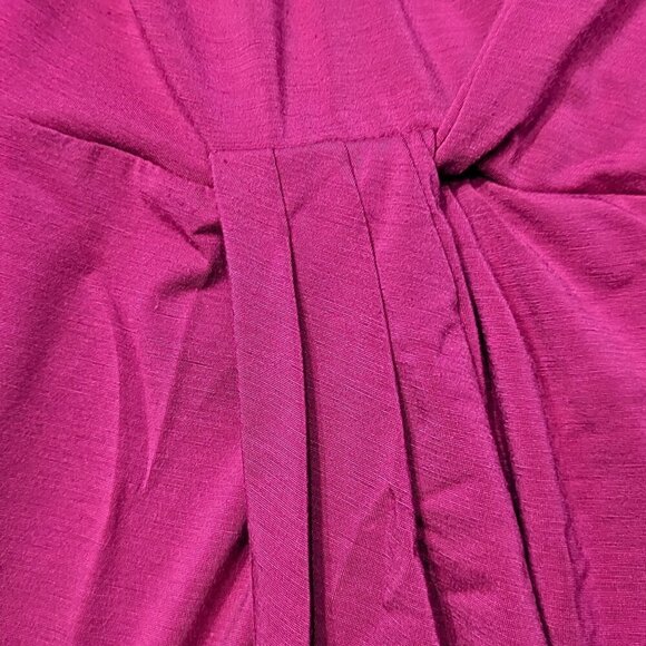 NWT RAMY BROOK Geniveve Deep Fuschia Tulip Skirt Dress Size S - Picture 2 of 9